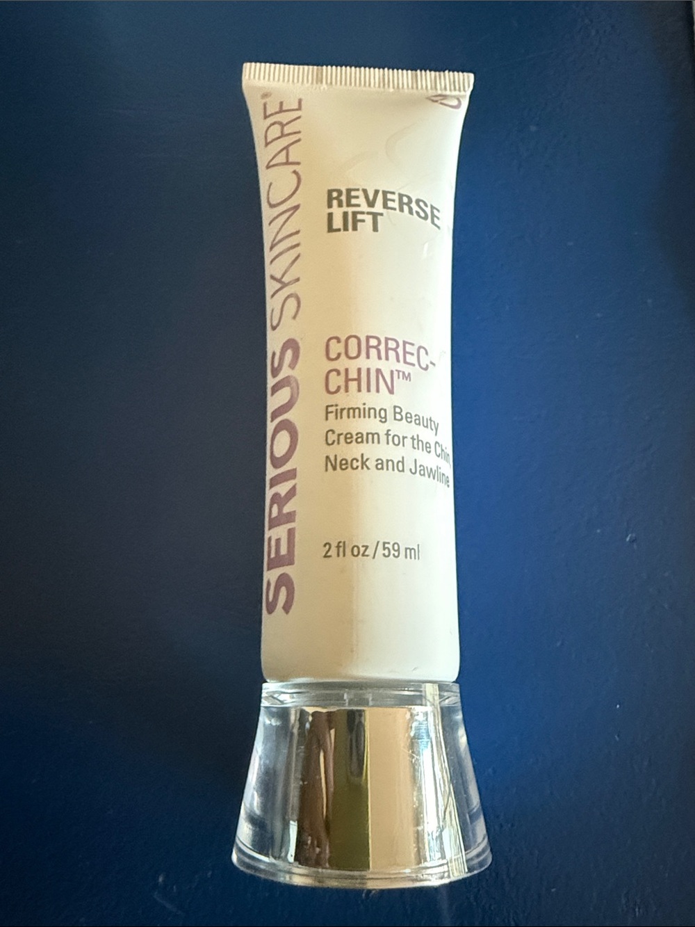 Serious Skincare Reverse Lift Correc-Chin Firming Cream Neck Jawline 2oz NEW